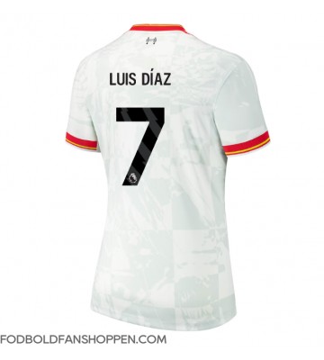 Liverpool Luis Diaz #7 Tredjetrøje Dame 2024-25 Kortærmet